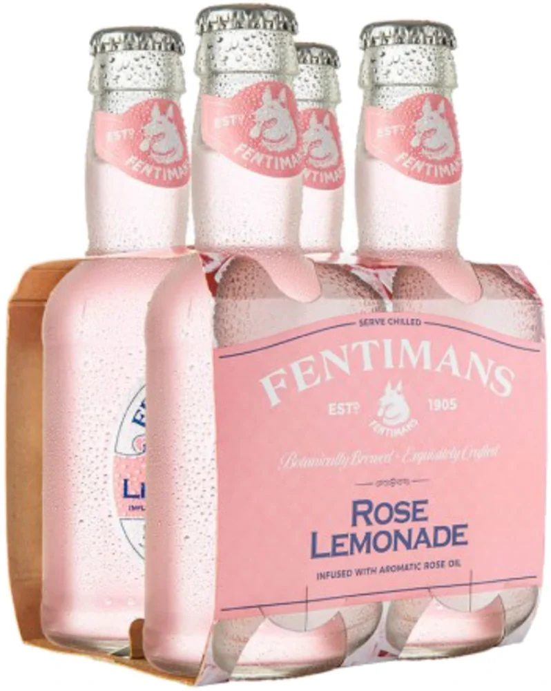 Tonic Rose Lemonade Fentimans 4-pack 200 ml