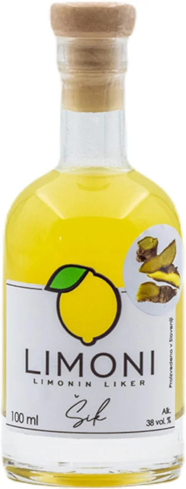 Liqueur Limoni + ingver (Limoncello) ŠIK 0,1 l