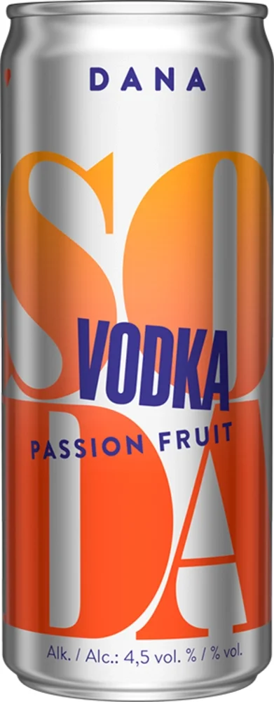 Votka Soda Pasijonka Dana PLO 0,33 l