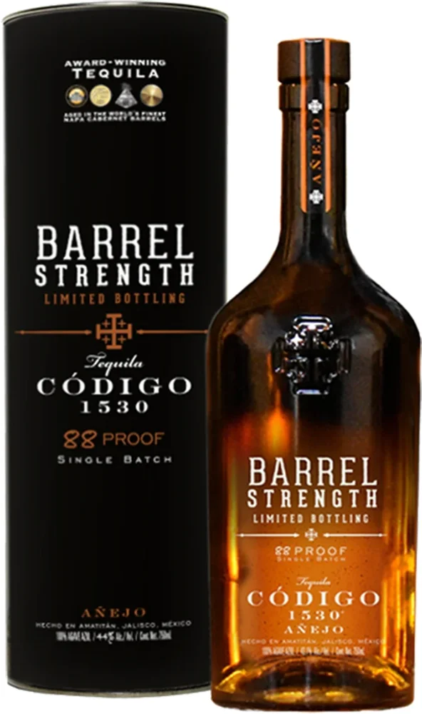 Tekila Barrel Strength Anejo Codigo 1530 + GB 0,7 l