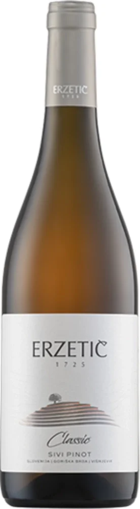 Vino Sivi pinot (ekološki) Erzetič 0,75 l