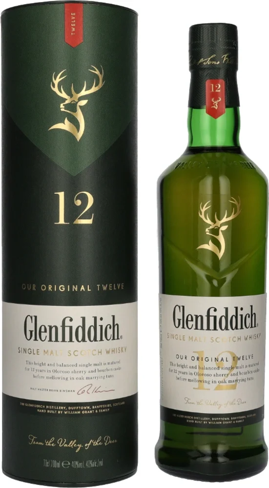 Škotski viski Glenfiddich 12 yo + GB 0,7 l