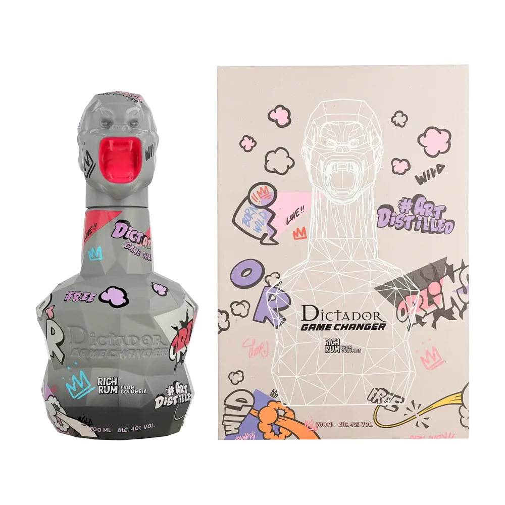 Rum Dictador GAME CHANGER GREY & PINK + GB 0,7 l