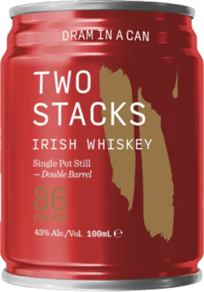 Irish Whiskey Two Stacks DC Red PLO 0,1 l