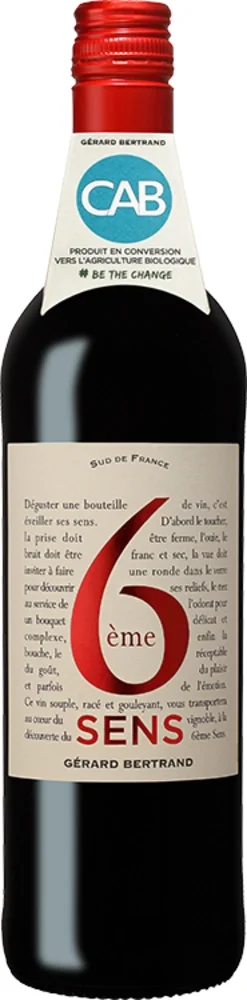 Wine 6eme Sens Red Gerard Bertrand 0,75 l