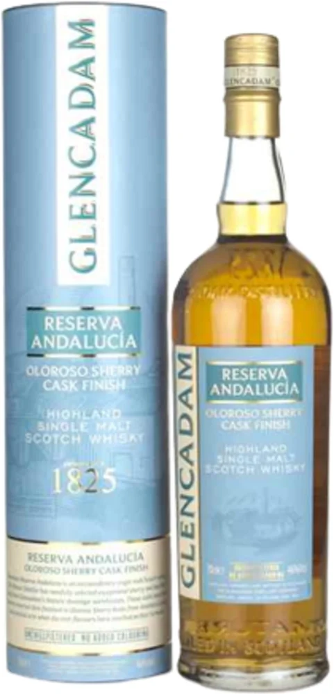 Scotch Whisky Glencadam Reserva Andalucia + Gb 0,7 l