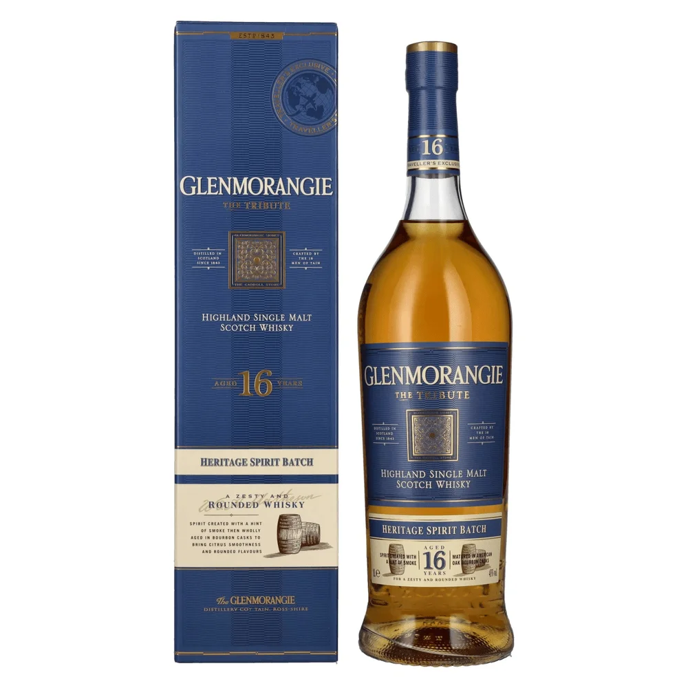 Škotski viski The Tribute 16 y Glenmorangie + GB 1 l