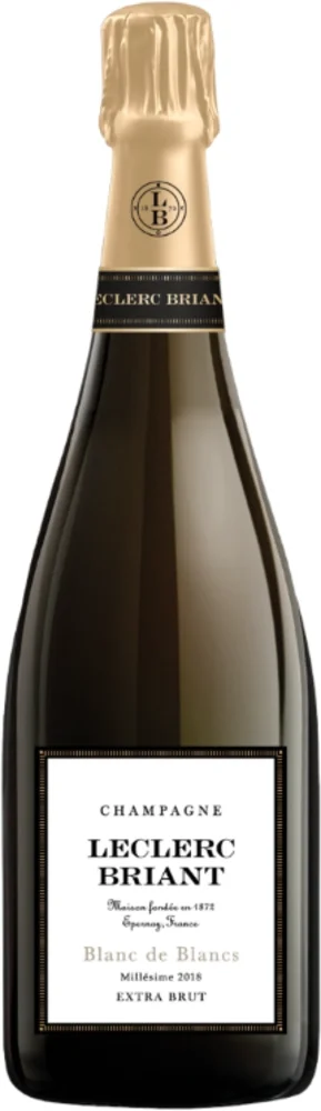 Champagne Millesime Blanc de Blancs BIO 2018 Leclerc Briant 0,75 l