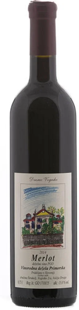 Wine Merlot 2021 Štrukelj 0,75 l