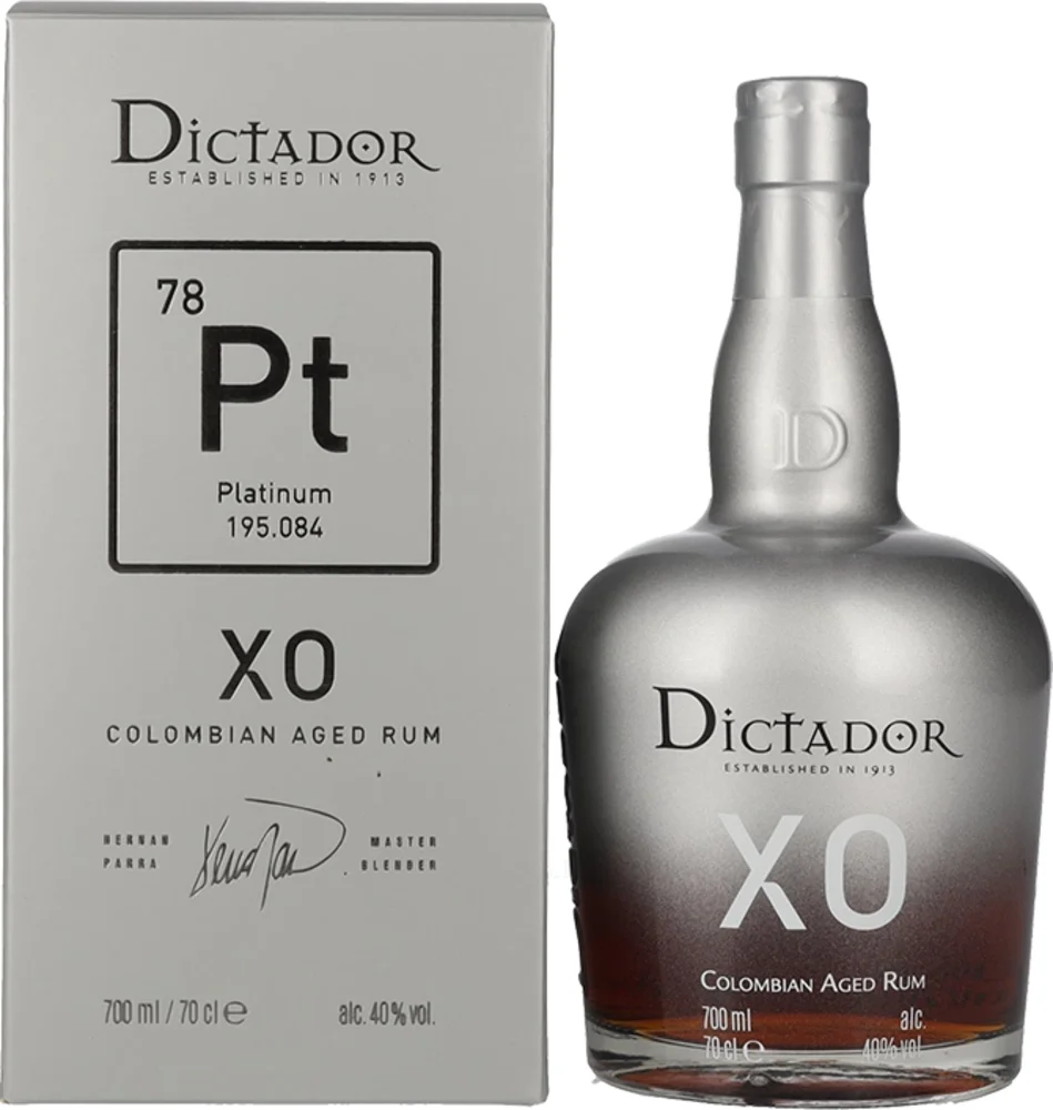 Rum Dictador X.O. Insolent + GB 0,7 l