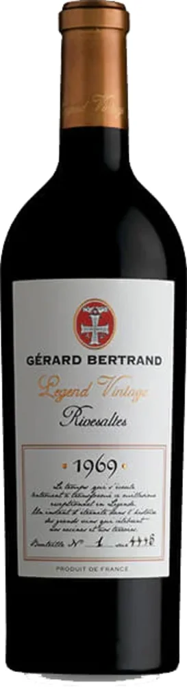 Wine Legende Vintage Rivesaltes 1969 Gerard Bertrand 0,75 l