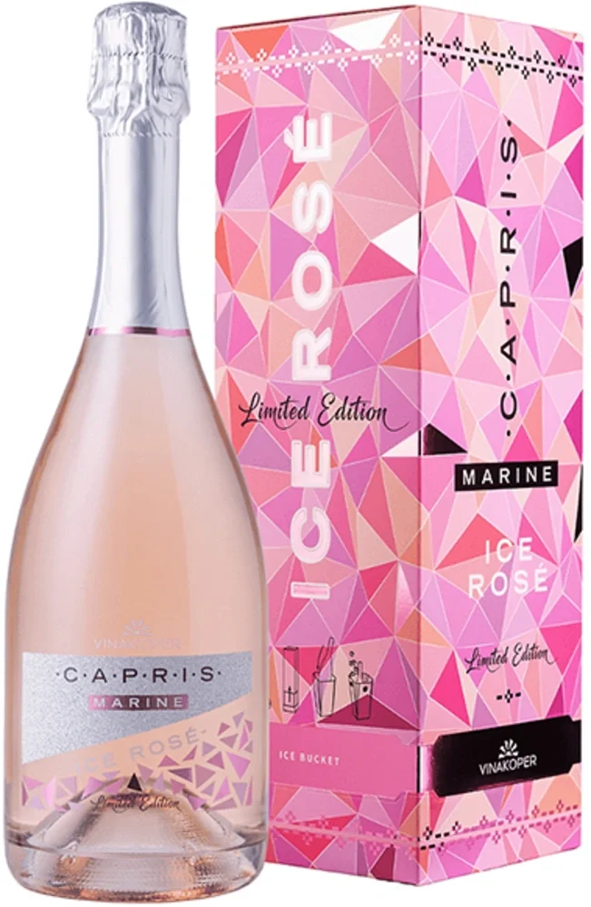 Pjenušavo vino Capris Marine Ice Rose Brut Vinakoper + GB 0,75 l