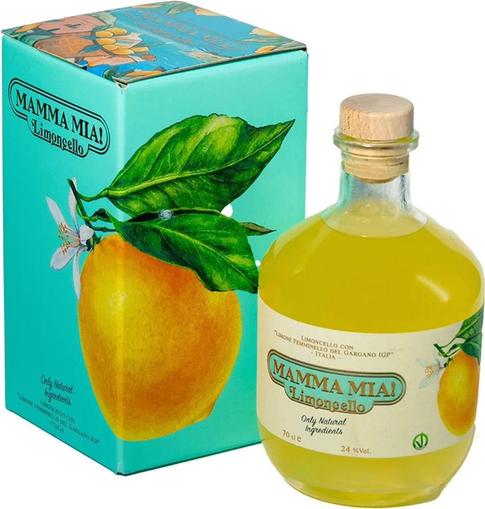 Liqueur Limoncello Mamma Mia + GB 0,7 l