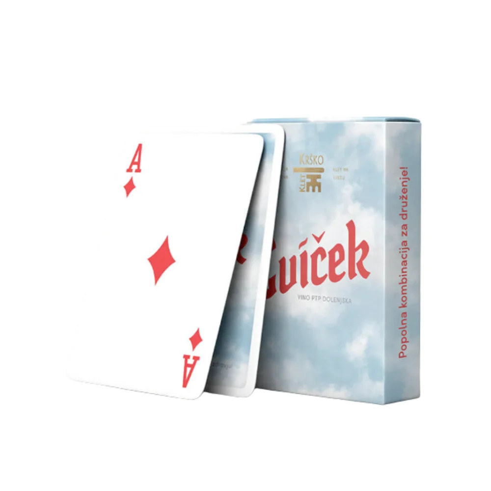 Playing cards ORIGINAL Cviček 1 piece
