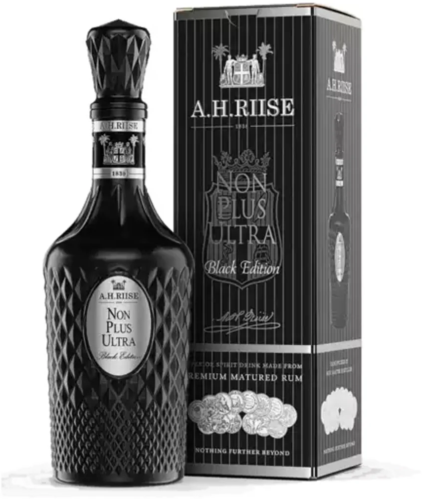 Rum Non Plus Ultra Very Rare Black Edition A.H. Riise + GB 0,7 l
