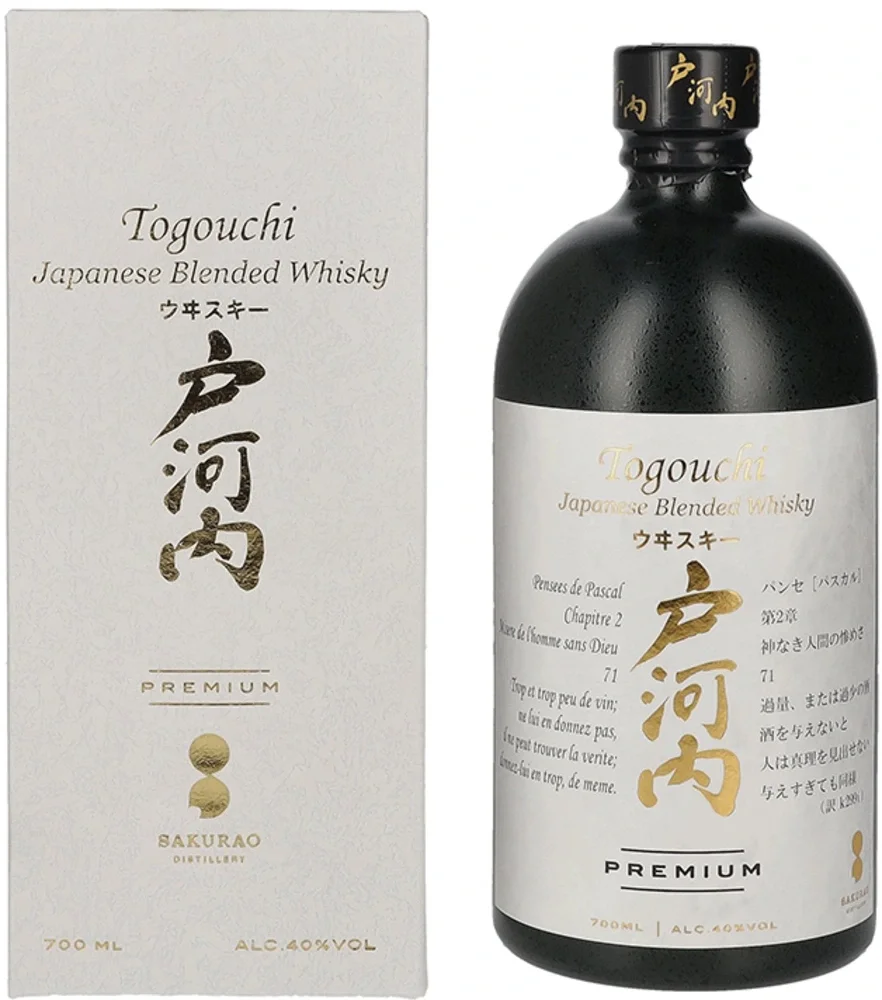 Japanese Whisky Premium Blended Togouchi + GB 0,7 l