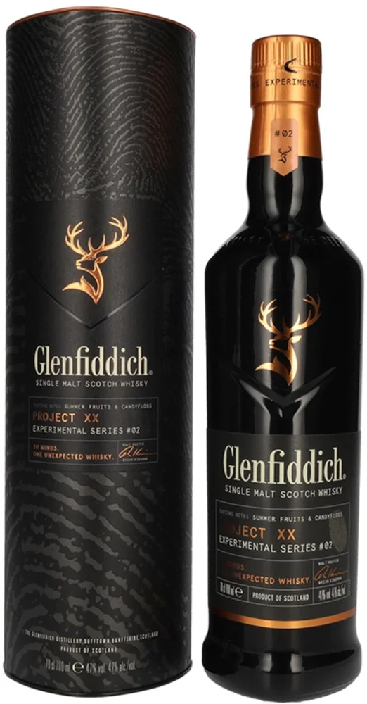 Scotch Whisky Glenfiddich Project XX Single mlat + GB 0,7 l
