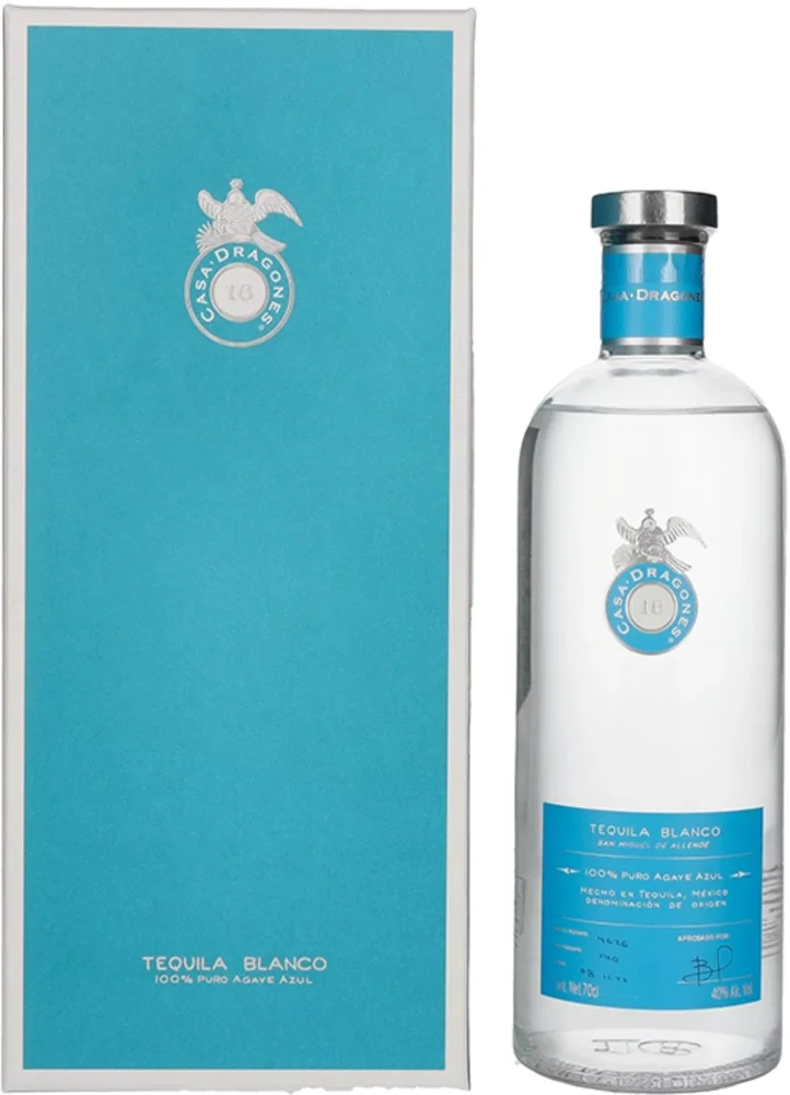 Tequila Casa Dragones Blanco + GB 0,7 l