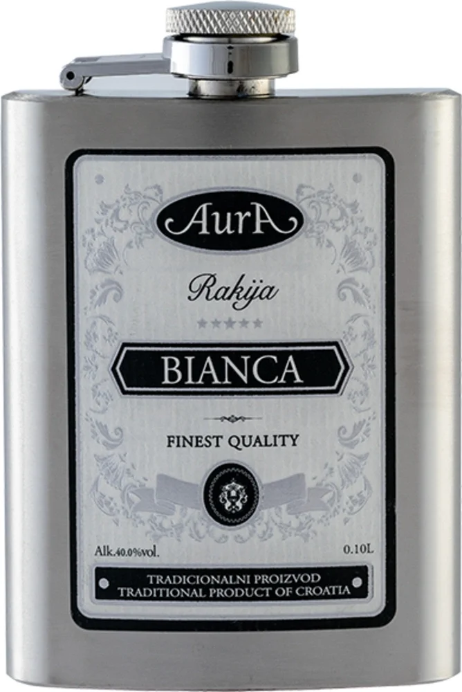 Voćna rakija Rakija Bianca Aura + flaška GB 0,1 l