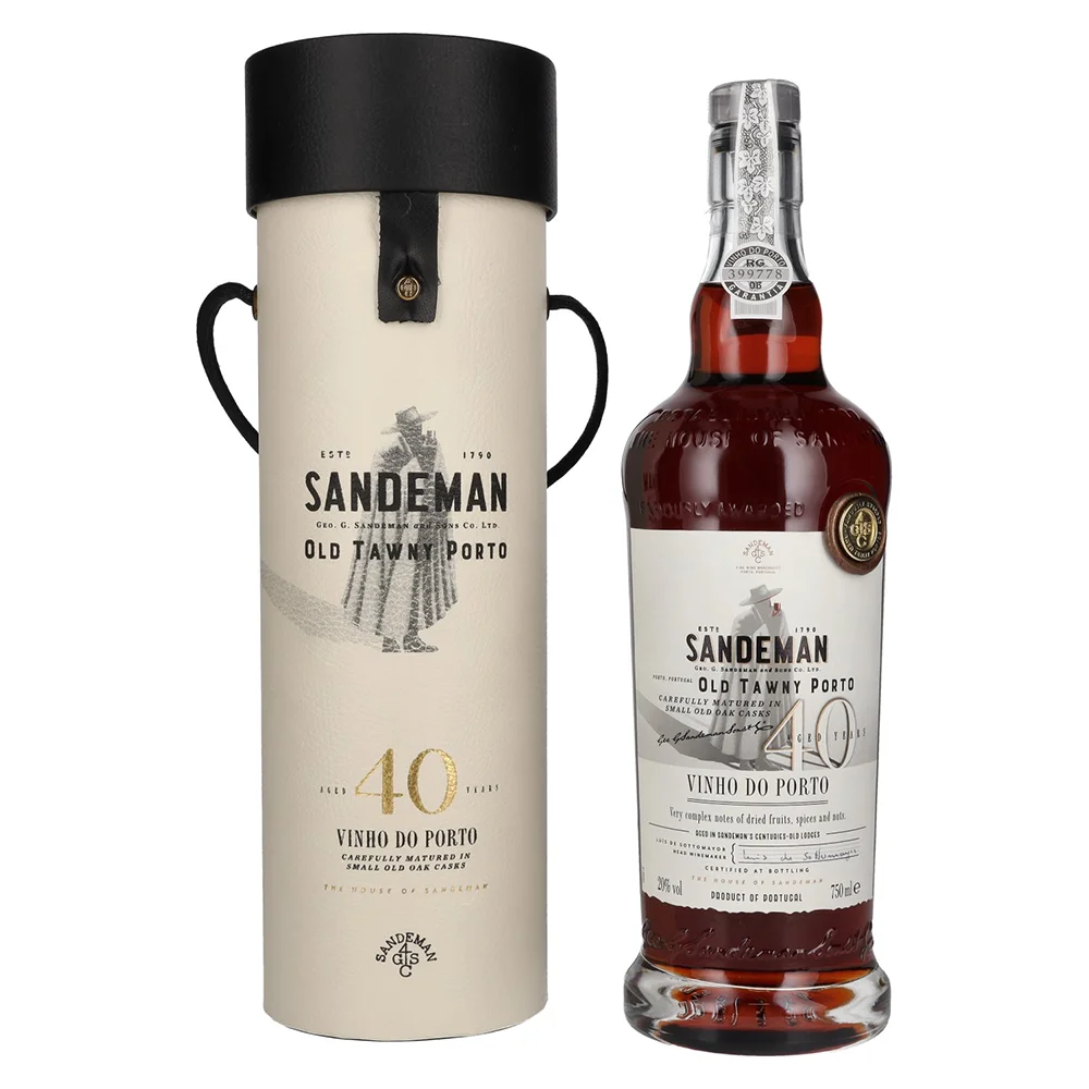 Wine Porto 40Y Tawny Sandeman + GB 0,75 l