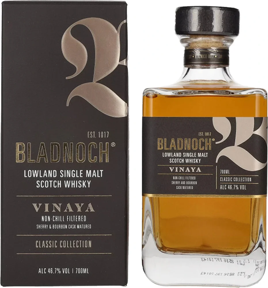 Škotski viski Bladnoch VINAYA Lowland Single Malt + GB 0,7 l