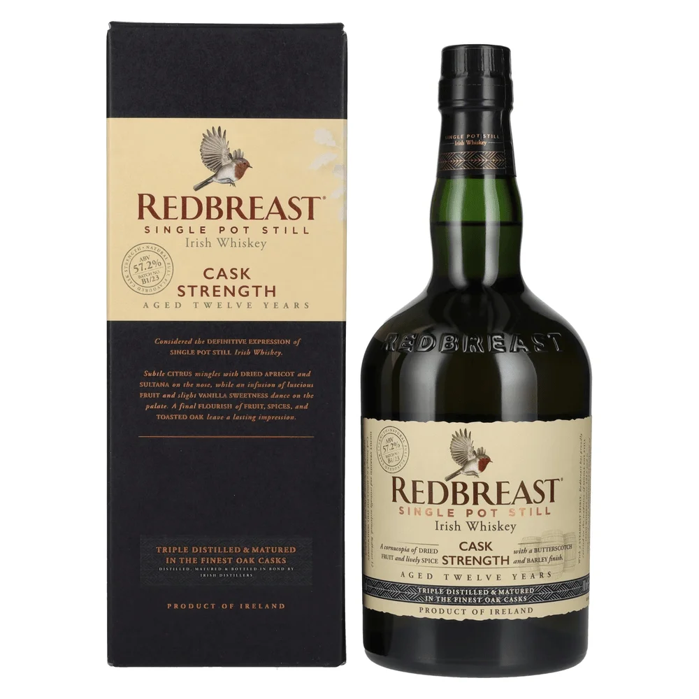 Irski viski Redbreast 12 Years Old Single Pot Still CASK STRENGTH + GB 0,7 l