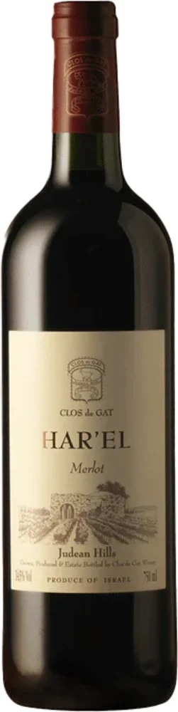 Vino Merlot Har'El 2017 Clos de Gat 0,75 l