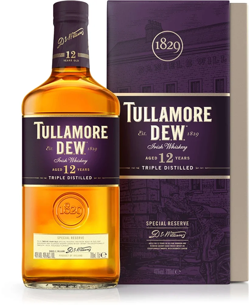 Irski viski Tullamore Dew 12 YO + GB 0,7 l
