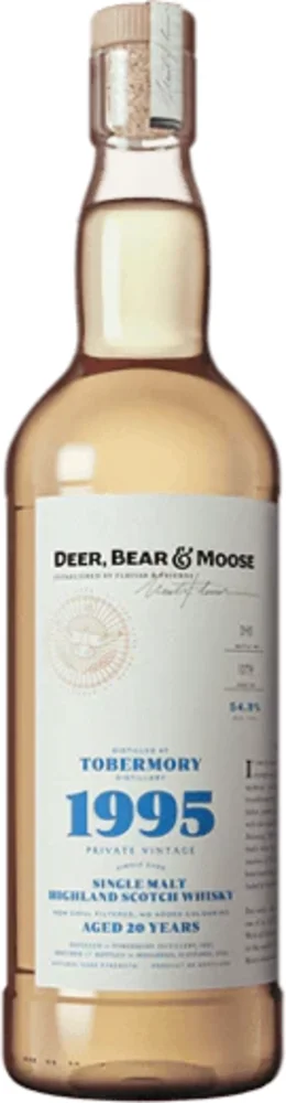 Škotski viski Deer, Bear & Moose Tobermory 1995 0,7 l