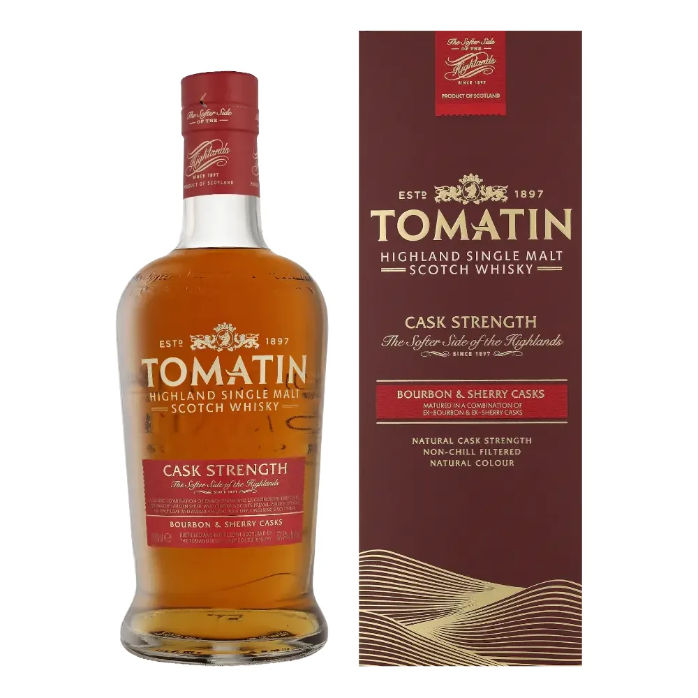 Scotch Whisky Tomatin Cask Strength + GB 0,7 l