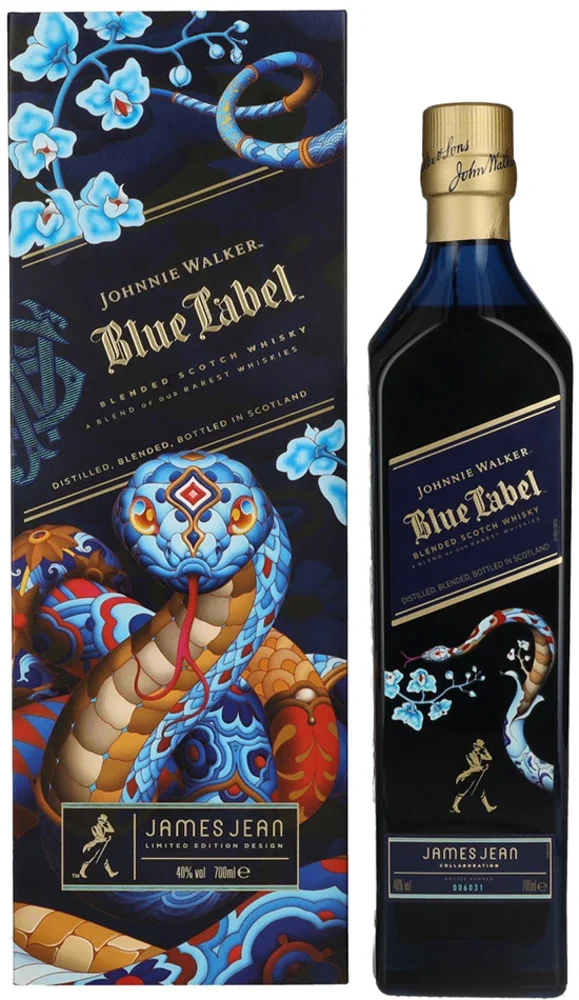 Scotch whisky Johnnie Walker Blue Label Limited edition Dragon Year 2025 + GB 0,7 l