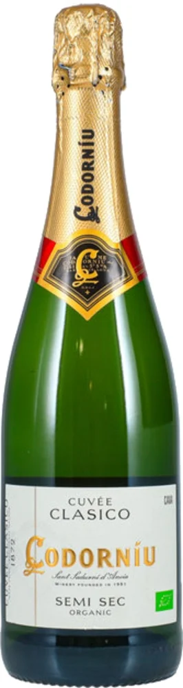 Sparkling wine Cava Clasico Semi-sec Codorniu 0,75 l