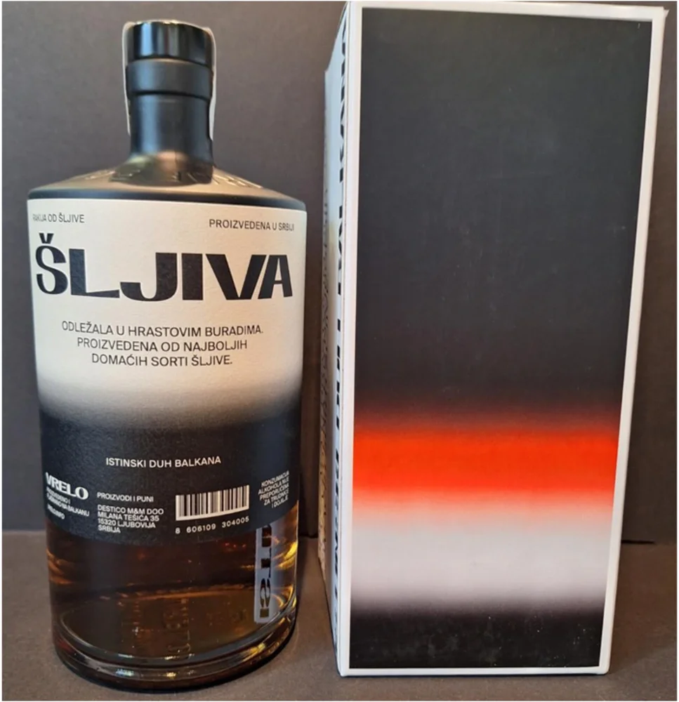 Voćna rakija Rakija Šljivovica Vrelo + GB 0,7l
