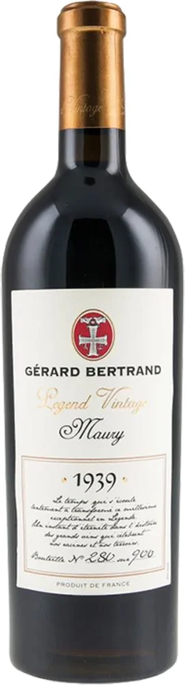 Wine Legende Vintage Maury 1939 Gerard Bertrand 0,75 l
