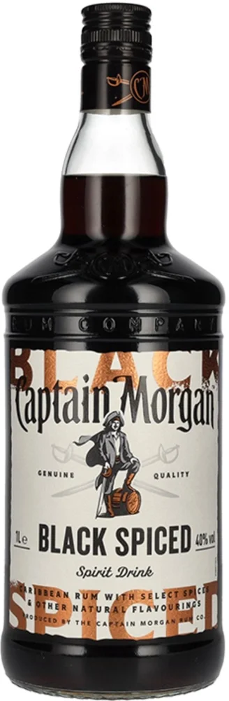 Rum Captain Morgan Spiced Black 1 l