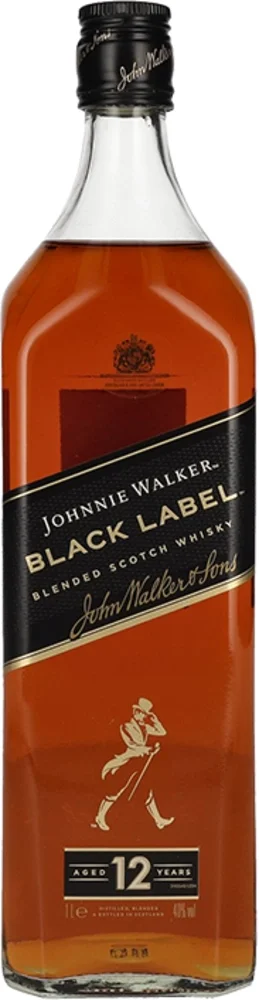 Scotch whisky Johnnie Walker Black Label 1 l