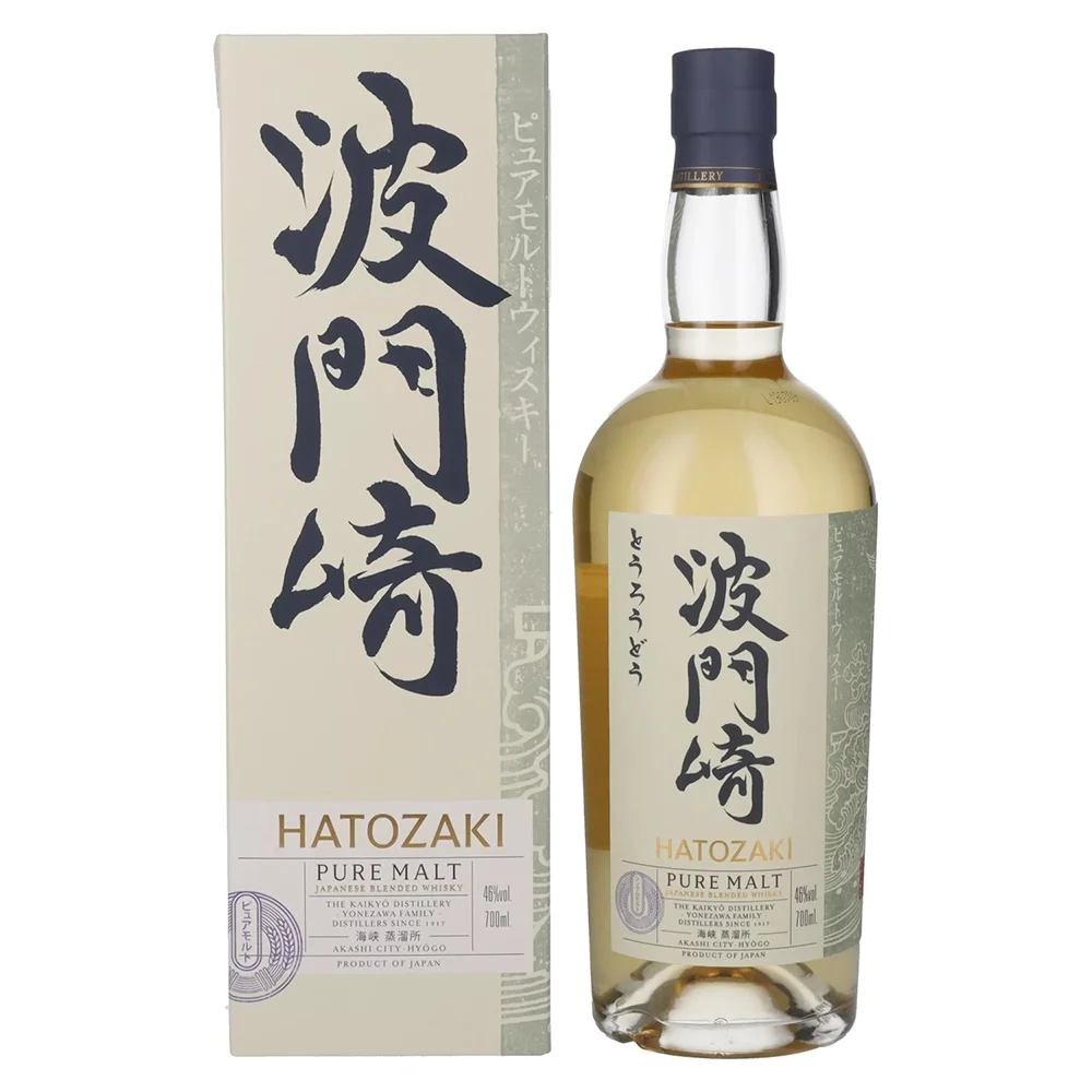Japanese Whisky Hatozaki Pure Malt + GB 0,7 l