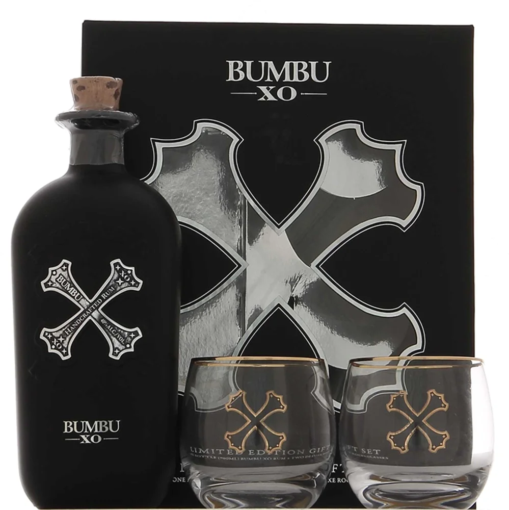 Rum Bumbu XO + 2 Čaše + GB 0,7 l