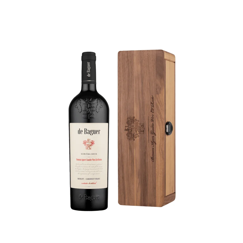 Wine Merlot - Cabernet Franc de Baguer Klet Brda 0,75 l + WB