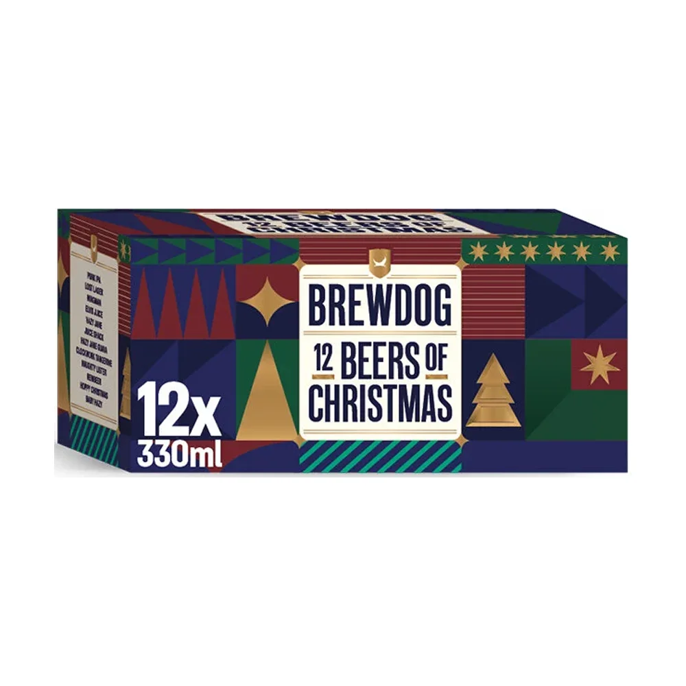 Beer Brewdog 12 beers of Christmas pack 12x 0,33 l