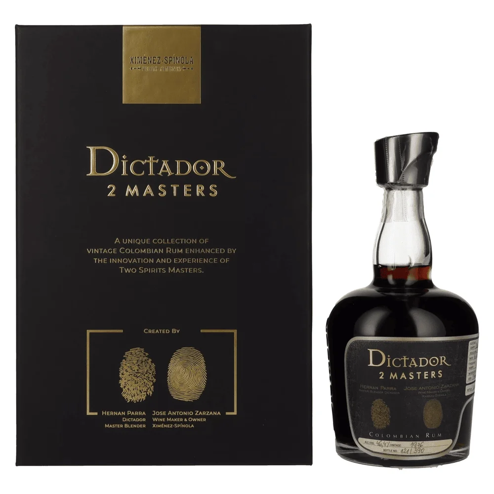 Rum Dictador 2 MASTERS 1976 45 Years Old Ximénez-Spínola 1st Release + GB 0,7 l