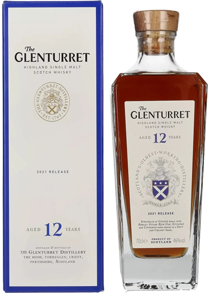 Škotski viski Glenturret 12yo Single Malt + GB 0,7 l