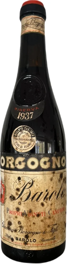 Wine Barolo Riserva 1937 Giacomo Borgogno 0,75 l