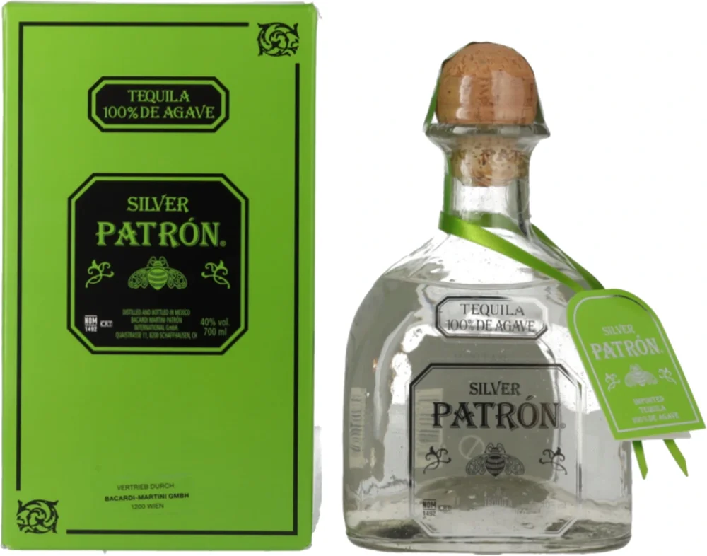 Tekila Patron Silver + GB 0,7 l