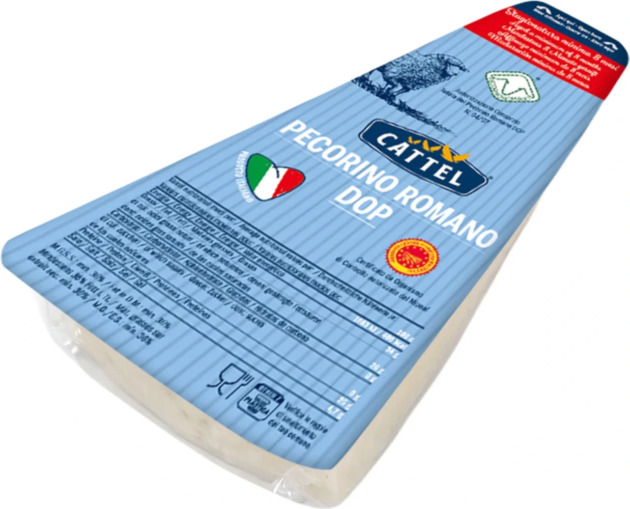 Cheese PECORINO ROMANO DOP CATTEL 200g