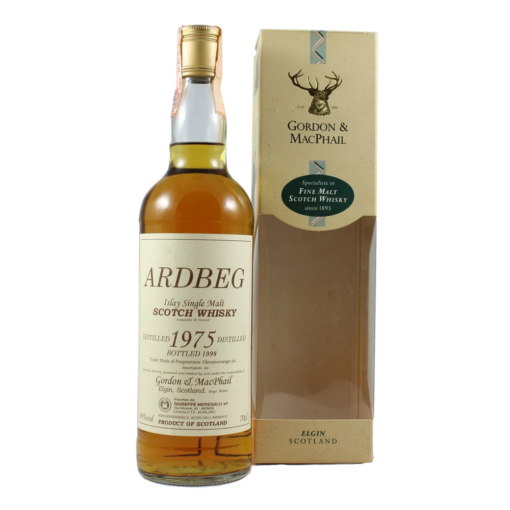 Scotch Whisky Ardbeg 1975 Gordon and MacPhail 0,7 l