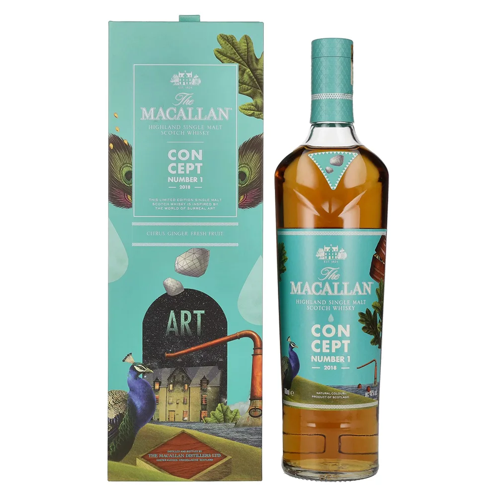 Škotski viski Macallan CONCEPT N° 1 Limited Edition 2018 + GB 0,7 l
