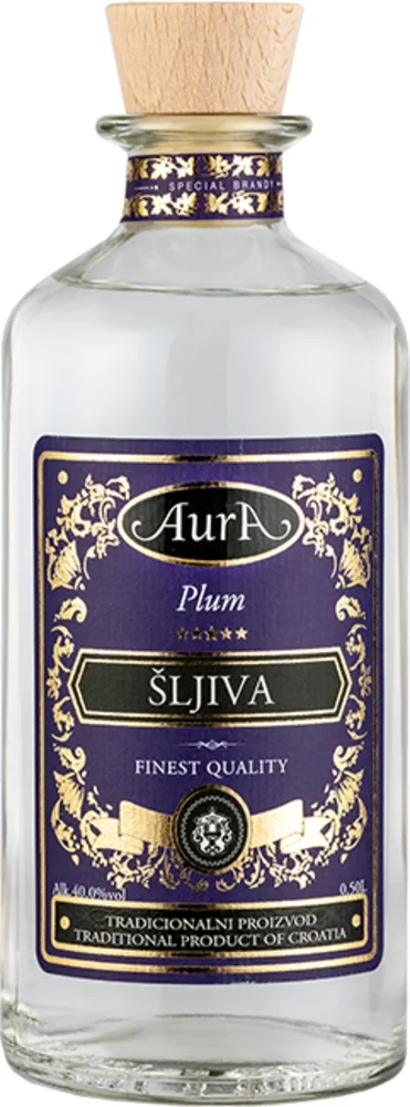 Plum brandy (sliva) Aura 0,5 l