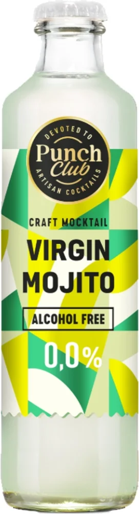 Cocktail Bezalkoholni Virgin Mojito 0.0% Punch Club 0,25 l