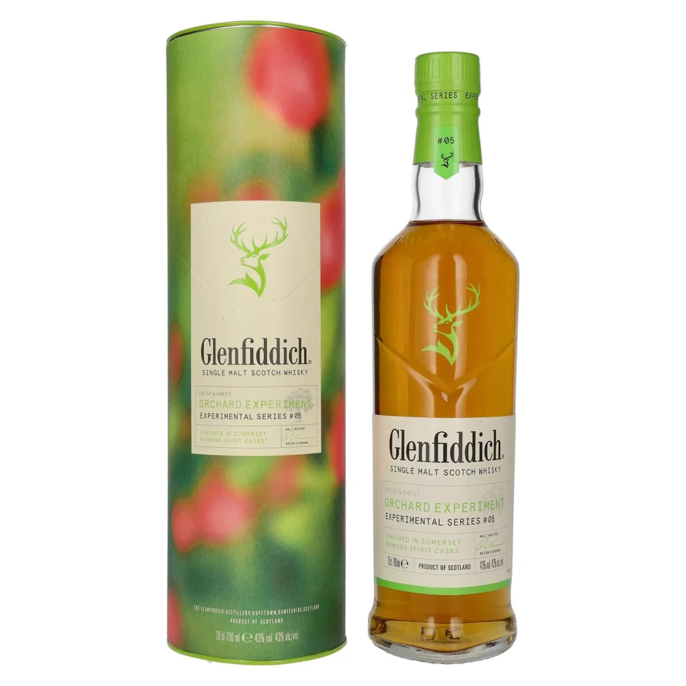 Scotch whisky Glenfiddich ORCHARD EXPERIMENT Single Malt + GB 0,7 l